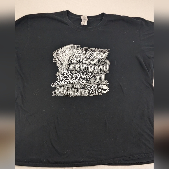 Roky Erickson, The Derailers, High On Fire, 10.4.14 Concert Tee Dallas, TX 2XL - Picture 2 of 8